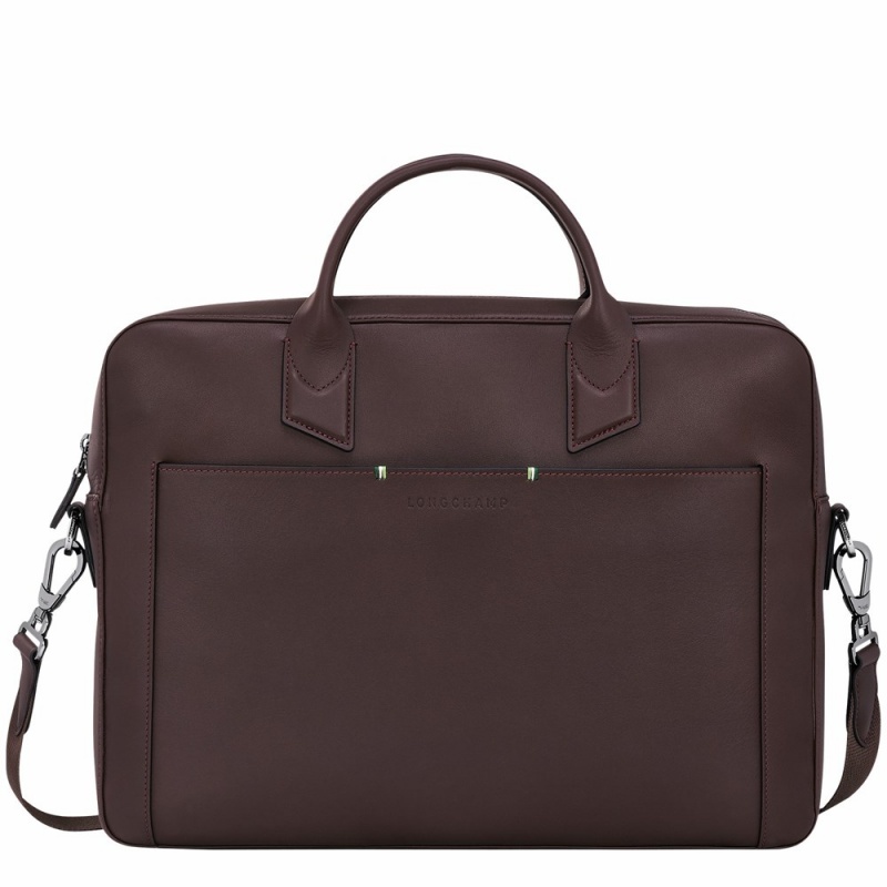 Brown Longchamp Longchamp Sur Seine M Men's Briefcase Bags